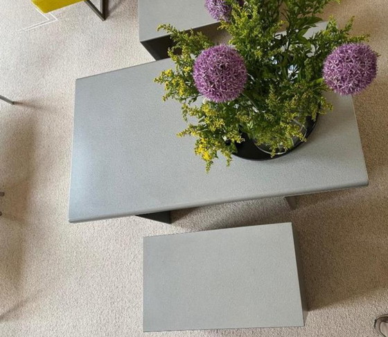 Image 1 of Retro design salontable with two small tables
