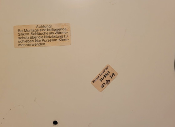 Image 1 of Gran lámpara de techo o de pared de cristal de Murano de Kaiser Leuchten