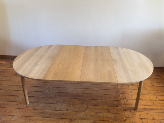 Image 1 of Danish Oak Dining Table by Haarby