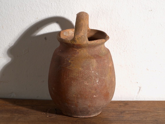 Pair of Antique Terracotta Jugs, Central Europe, circa 1900, Crockery (photo 7 of 9)