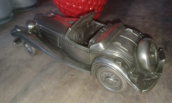 Image 1 of Modellino da scrivania Mercedes Benz 540K in latta e peltro, anno 1939.