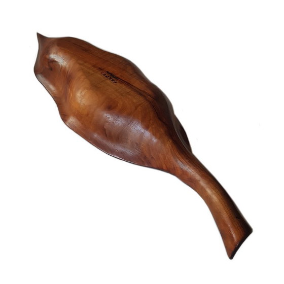 Blattschale aus Olivenholz von Atelier Falfer, 1950er Jahre – Schalen, Wood (photo 6 of 10)