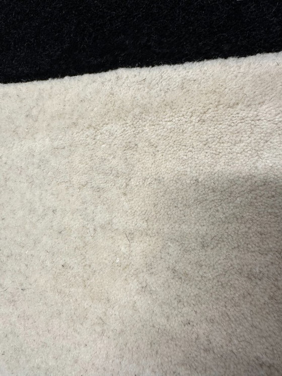 Image 1 of Handwoven rectangular Scandinavian wool rug