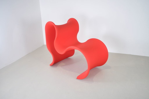 Design di Gianni Pareschi Poltrona Sedia "Fiocco" per Busnelli