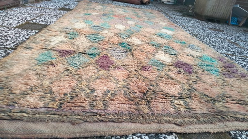 Handgeknoopt Berber kleed wol 310x130cm