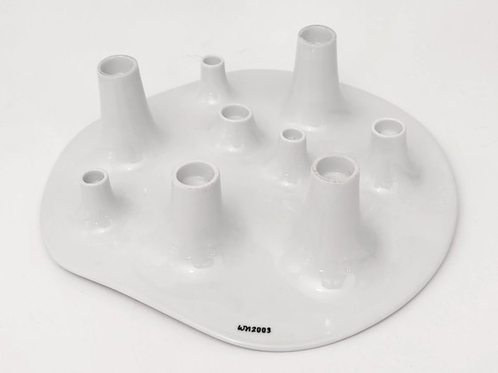 Image 1 of Willem Noyons candlestick fruit bowl set