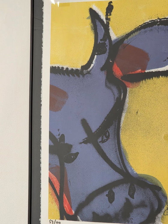 Image 1 of Herman Brood - The Colourful Cow - 57/100 - Hand signed