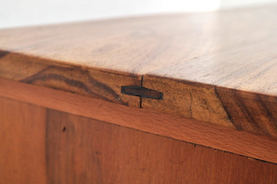 Image 1 of Beukenhouten schoolkast / dressoir, / ladekast, 1950s