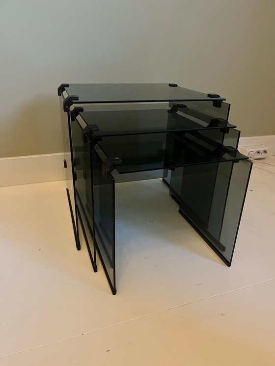 Image 1 of Vintage 70s Space Age Mimiset rookglas