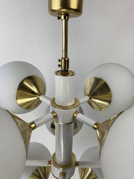 Image 1 of Atomic Sputnik Chandelier By Richard Essig, 1960S