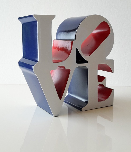 Image 1 of Robert Indiana - Sculpture Love - Blue, Red and White