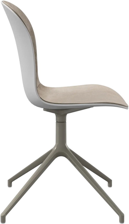 6 x Bo concept Adelaide rotating chairs with upholstery fabric