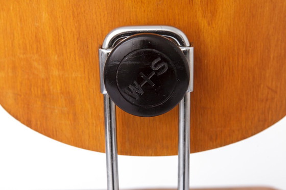 Image 1 of Egon Eiermann Swivel Chair for Wilde & Spieth, Bauhaus Desk Chair 1950s, German Industrial Beech Chair