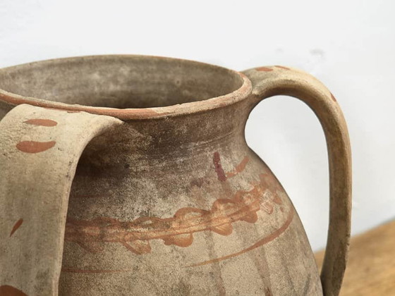 Antique wabi-sabi-style ceramic vase (c. 1920) #5 (photo 2 of 3)