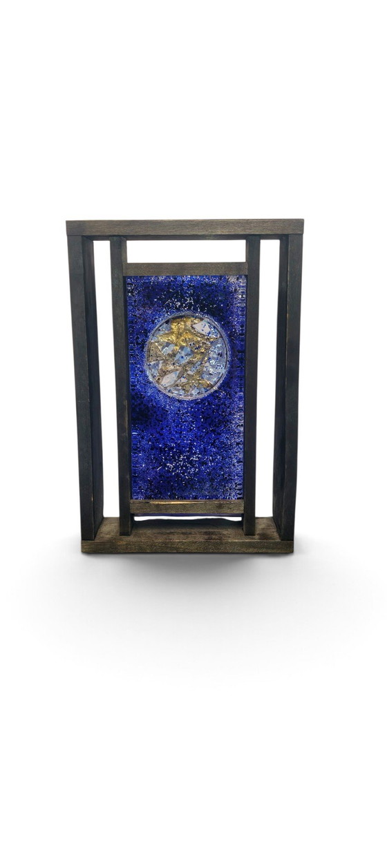 Monica Backström – Kosta Boda “Frozen Images” – Escultura de vidrio firmada – Arte en vidrio, Glass, Wood (photo 4 of 4)