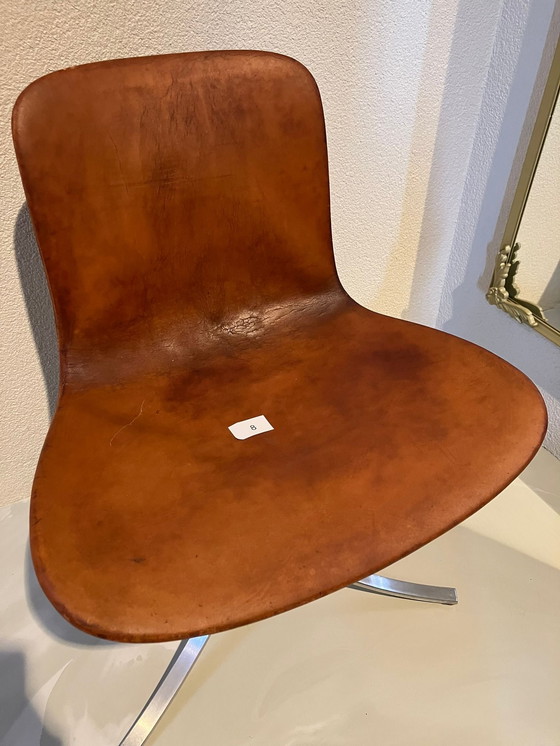 Image 1 of Sedie vintage PK9 PK 9 Poul Kjærholm Kjaerholm di EKC 8 pezzi