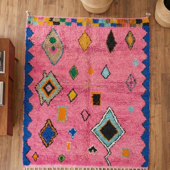 Alfombra marroquí hecha a mano 250cm x 150cm – Wool, Cotton, Modern (photo 2 of 6)