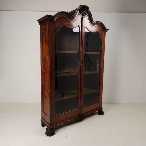 Image 1 of Librería/vitrina holandesa del siglo XVIII, circa 1760-1780