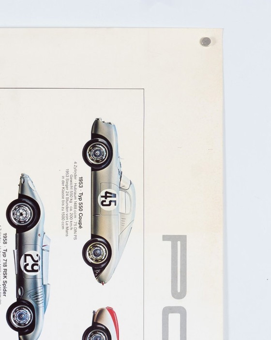Image 1 of Porsche Rennwagen 1953-1974 – 1977 – Poster originale Porsche vintage di Ken Rush – Vintage Motorsport – 76x102 cm