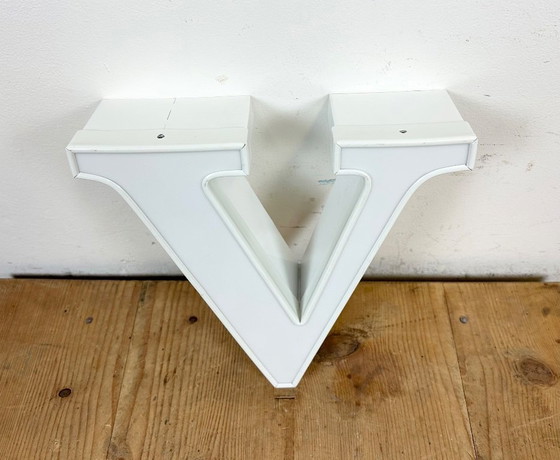 Image 1 of Vintage Illuminated Letter v, 1980s