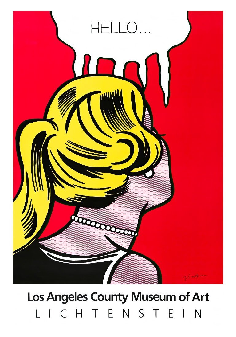 Cold Shoulder - Roy Lichtenstein, affiche Pop Art - 70 x 100 cm