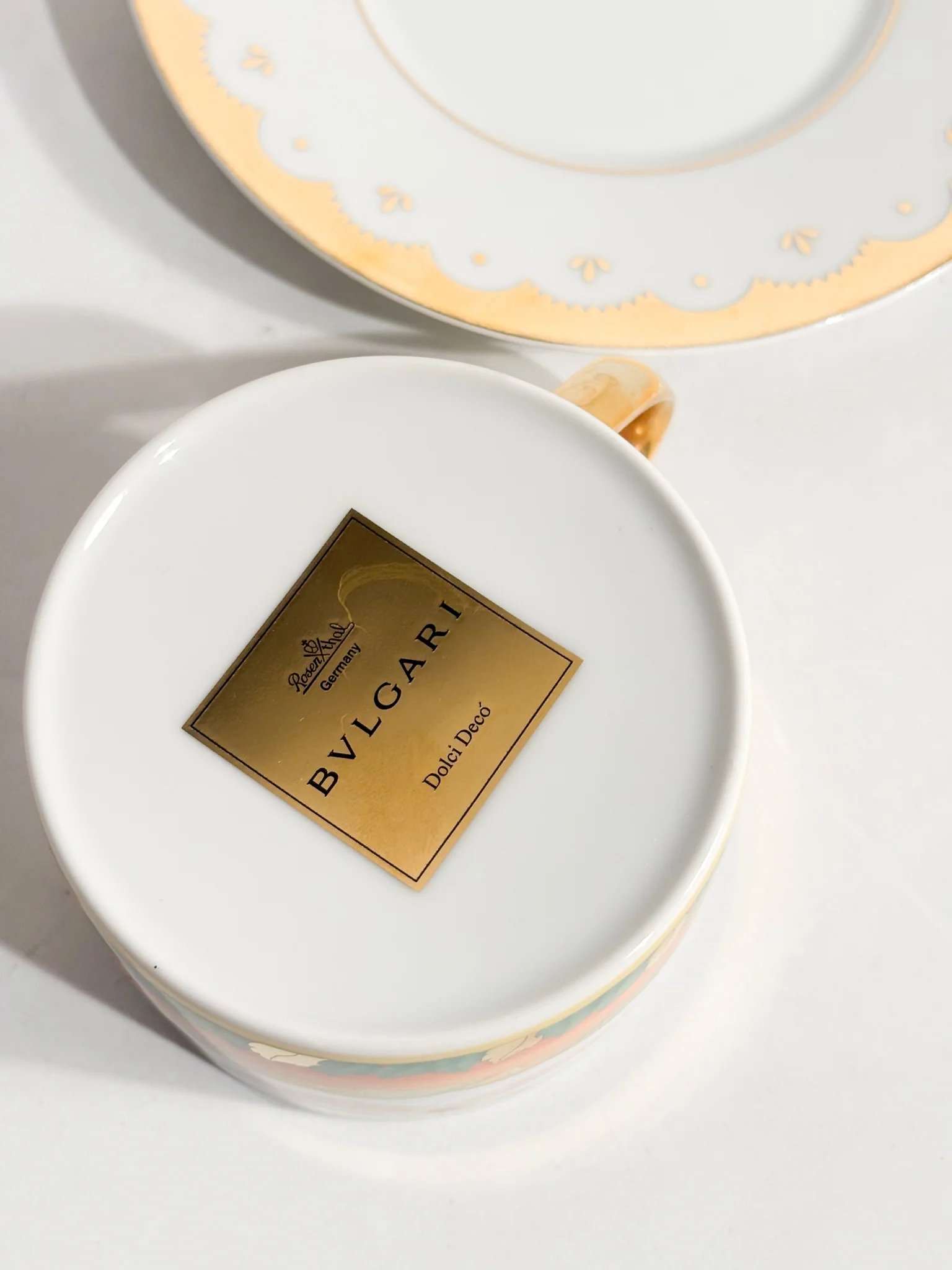 キッチン・食器 BVLGARI Rosenthal Dolci Decó カップ＆ソーサー