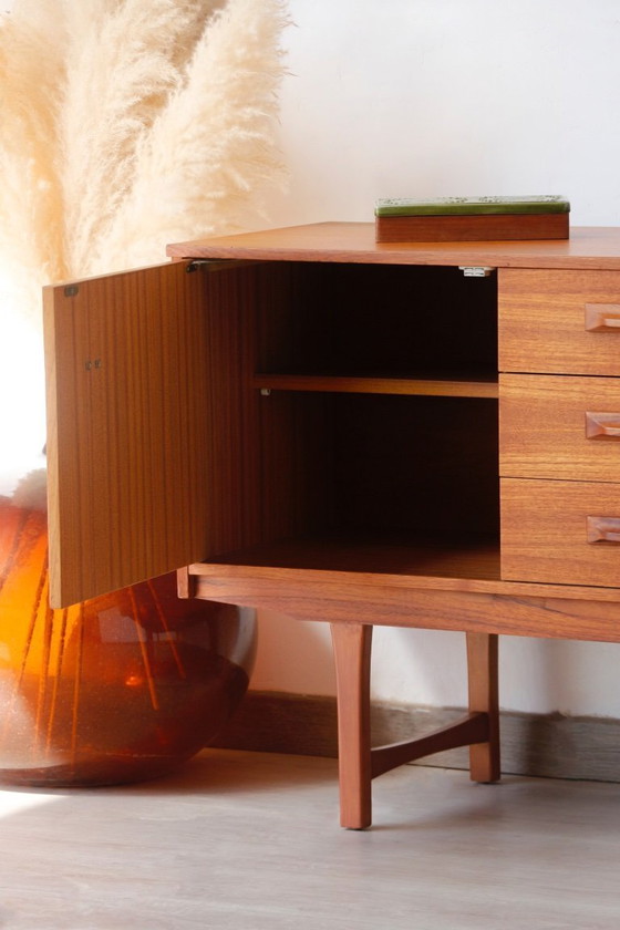 Image 1 of Enfilade Scandinave Teck Stonehill – Design Vintage 1960