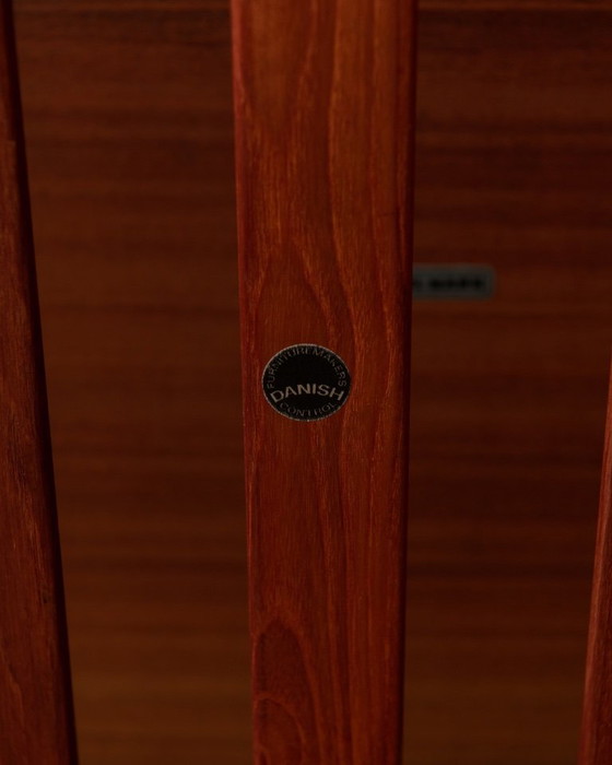 Image 1 of Danish teak coffee table by Grete Jalk with slatted frame, 1960s