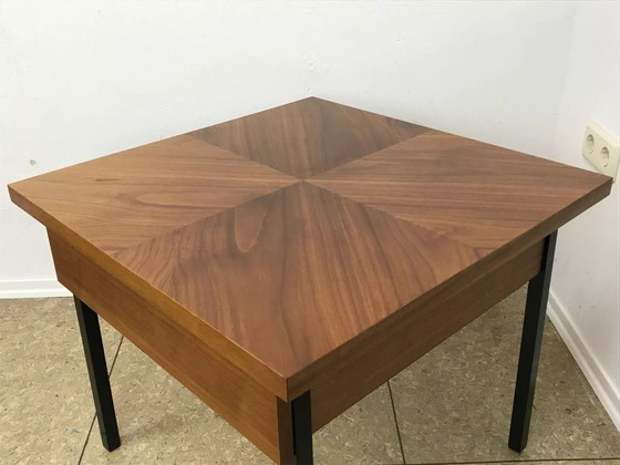 Image 1 of 60's 70's Teak Boîte à couture Utensilio Coffee Table Mid Century 60s