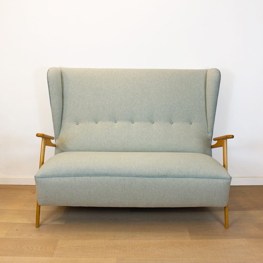 Mid-Century Spanish Two-Seater Sofa, 1950s