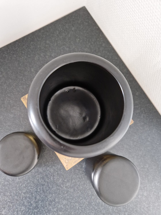 Image 1 of Juego de 3 macetas Sicart Italy Design Angelo Spagnolo, años 70