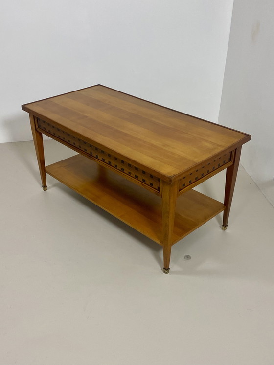 Image 1 of Vintage 70's oak coffee table Ref Claudia