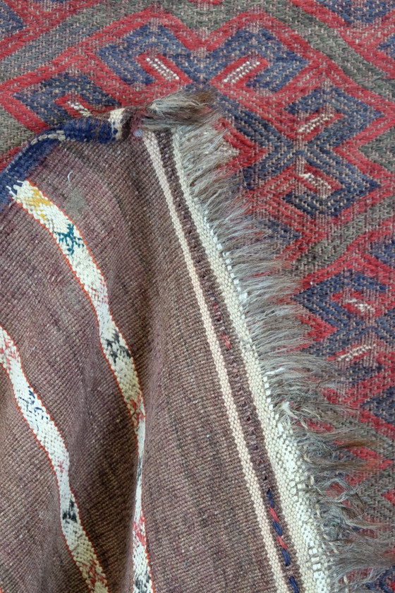 Image 1 of Yomuth nomads from Turkmenistan summer kilim 203x345 cm