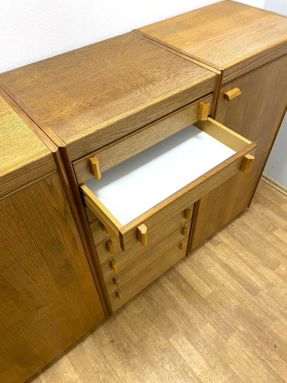 Image 1 of Vintage Cabinets with Drawers, Czech Design, 1980s