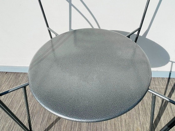 Image 1 of Pair of 'Lune d'Argent' chairs by Pascal Mourgue for Fermob. Vintage 80s