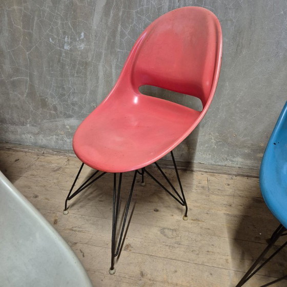 Image 1 of Set di 4 sedie Navratil di Vertex, anni '60, Cecoslovacchia