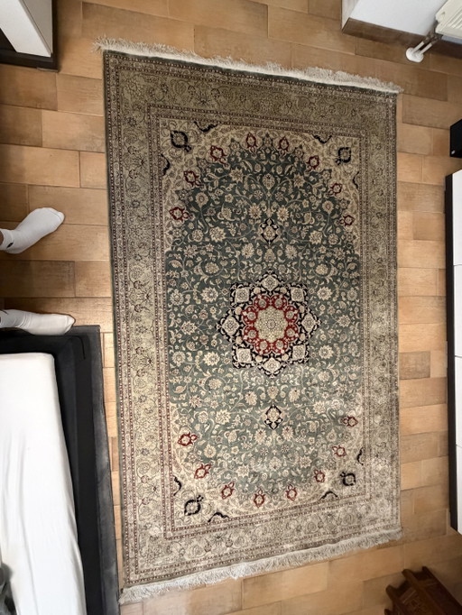 Tappeto orientale annodato a mano, Türkemistan, in seta su seta – vloerkleden en tapijten, Silk