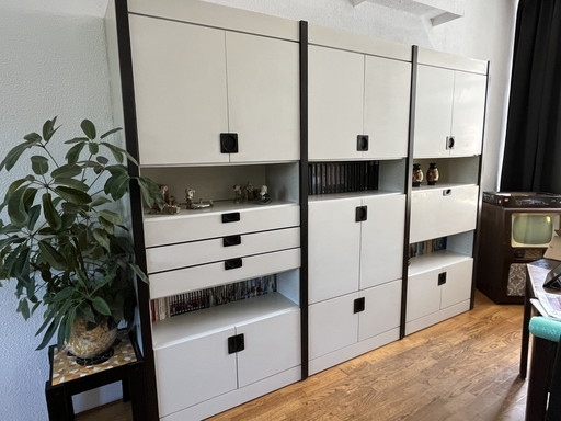 Vintage kast 3 delig 281,5 x 214,0 x 43,0 (hxbxd) – wandkast, Wood