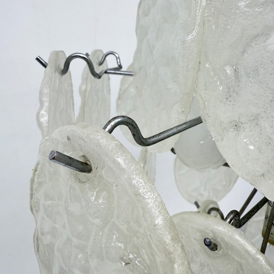 Image 1 of Mid-eeuwse kroonluchter met lucite schijven , 1970