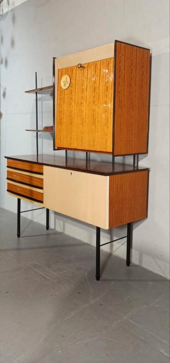 Image 1 of Vintage Italian glossy highboard