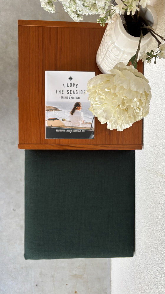 Image 1 of Banc téléphonique danois vintage en teck