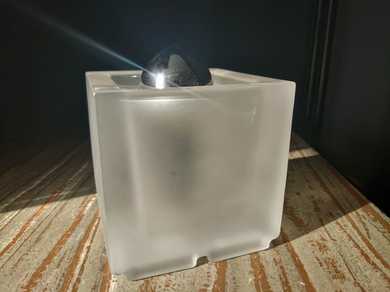 Image 1 of Vintage Nachtmann Leuchten glazen kubus tafellamp