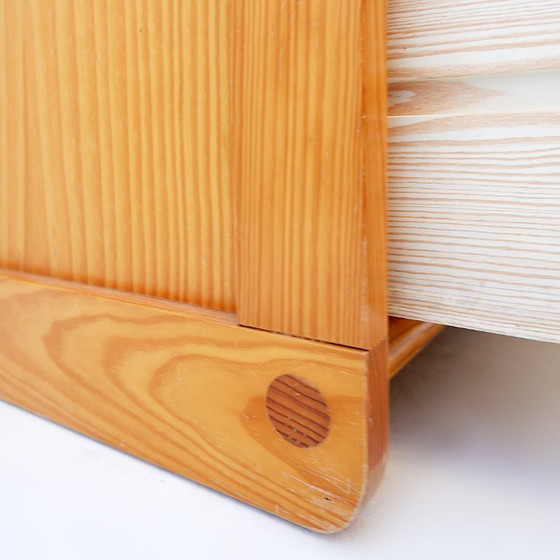 Image 1 of Vintage grenen ladekast uit 1980