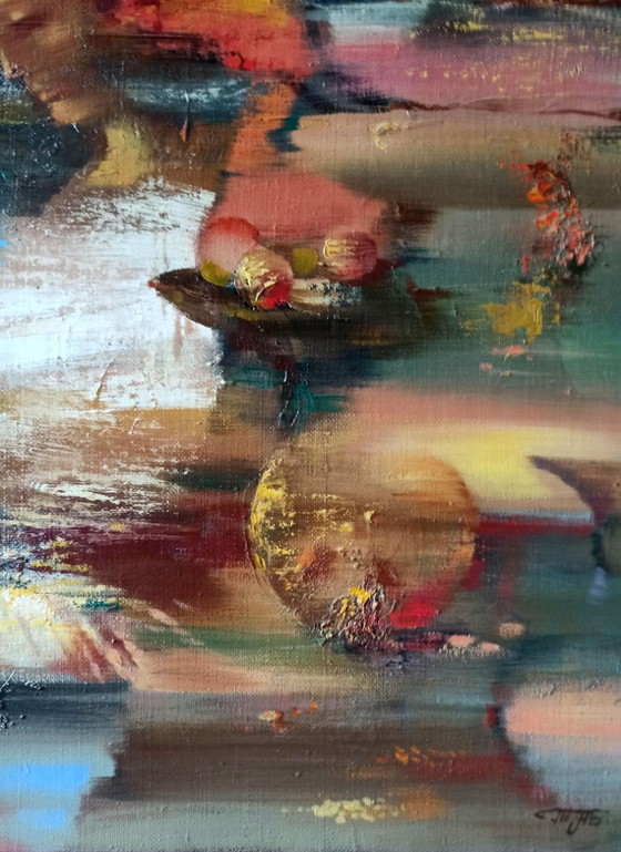 Original Oil Painting Abstract Figurative Expressionism New Day – Paintings & Drawings, Canvas (photo 8 of 11)