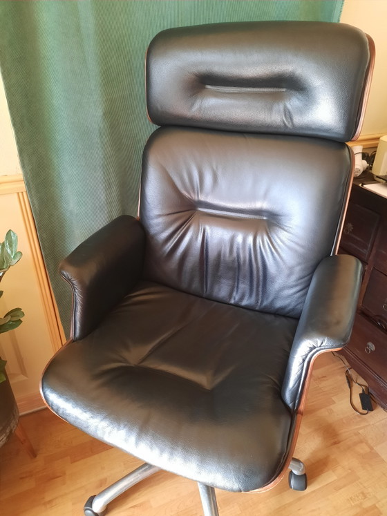 Direktoren-Bürostuhl – Arredispd, Bürostühle, Leather, Metal (photo 7 of 15)