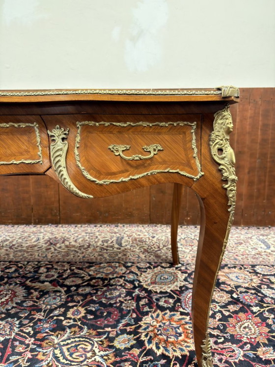 Scrivania antica francese Luigi XIV – Scrivanie, Leather, Wood (photo 16 of 22)