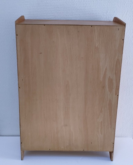 Image 1 of Puppengarderobe aus Holzgeflecht im Stil der 60er Jahre
