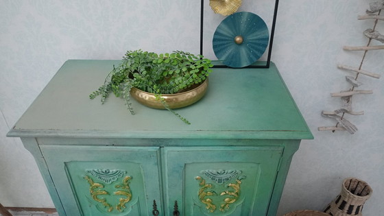 Image 1 of Houten kast "Zeetonen"