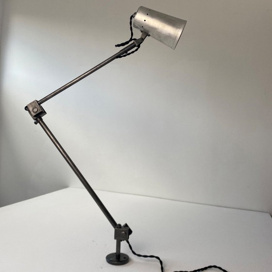 Image 1 of ANTIQUE 1950S INDUSTRIAL WORKSHOP SCONCE