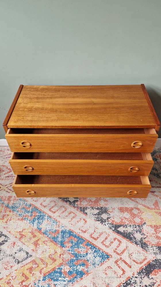 Image 1 of Cómoda de diseño danés con 3 cajones, años 70